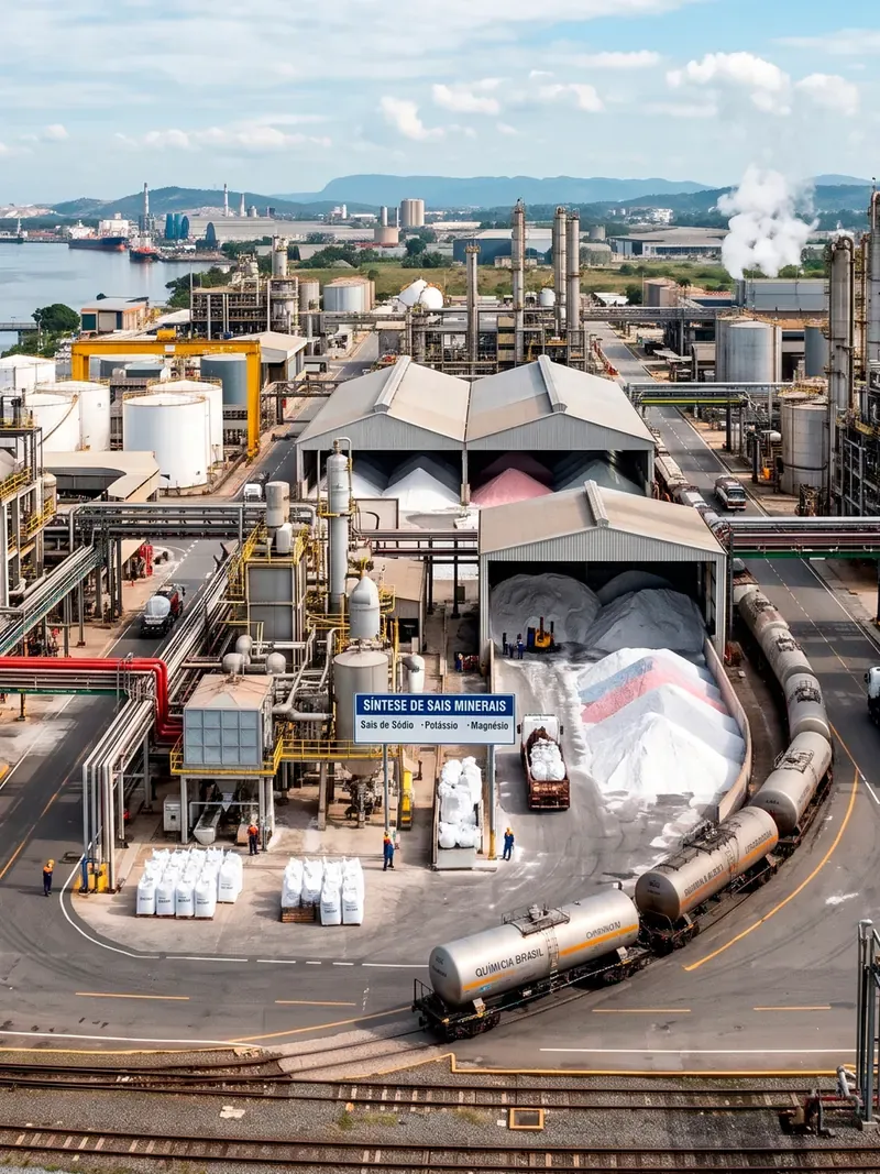 Indústria Química — planta industrial